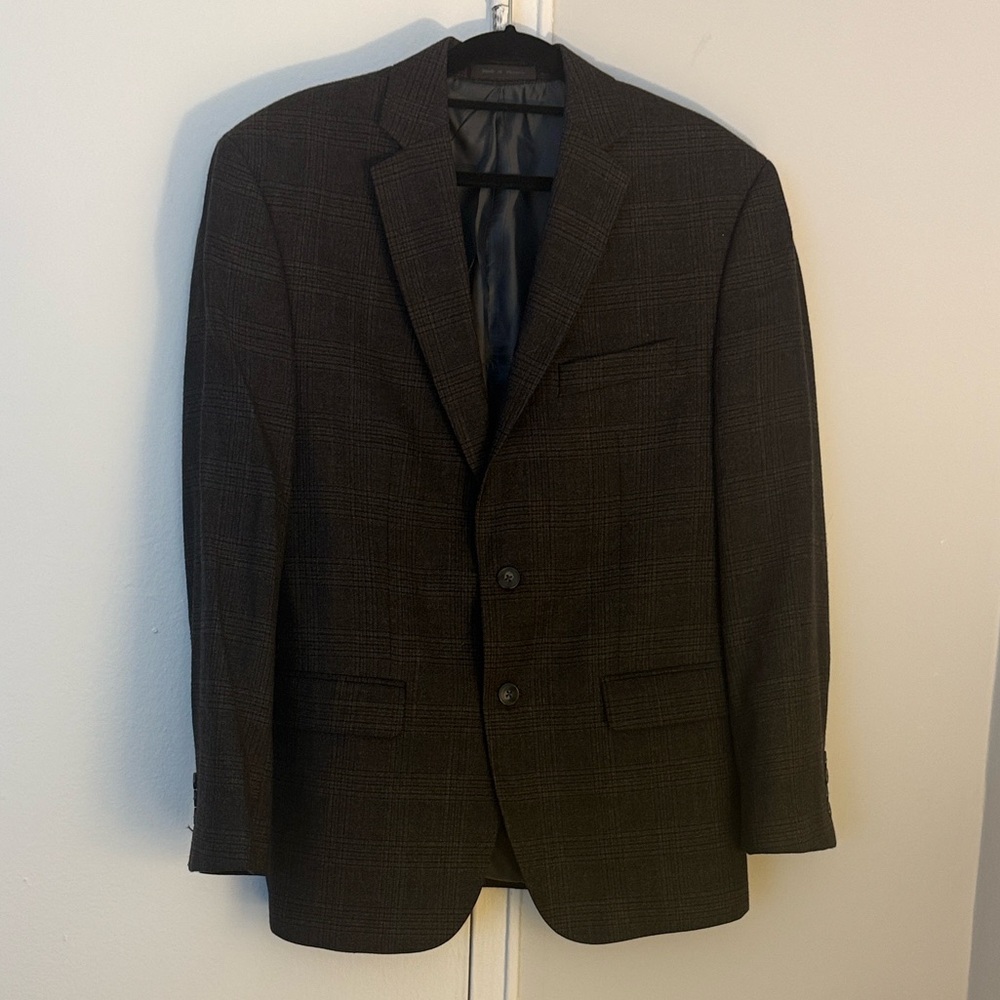 Calvin Klein Dark Gray Men's Sport Coat